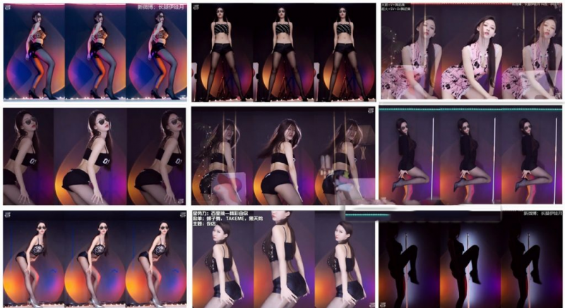 【斗鱼主播】伊娃月evayue 直播热舞合集！[90V/6.32G]【百度云】