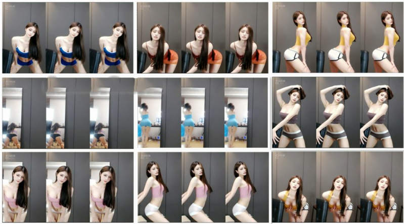 【虎牙主播】晴小兔 直播热舞合集！第三套[70V/6.8G]【百度云】