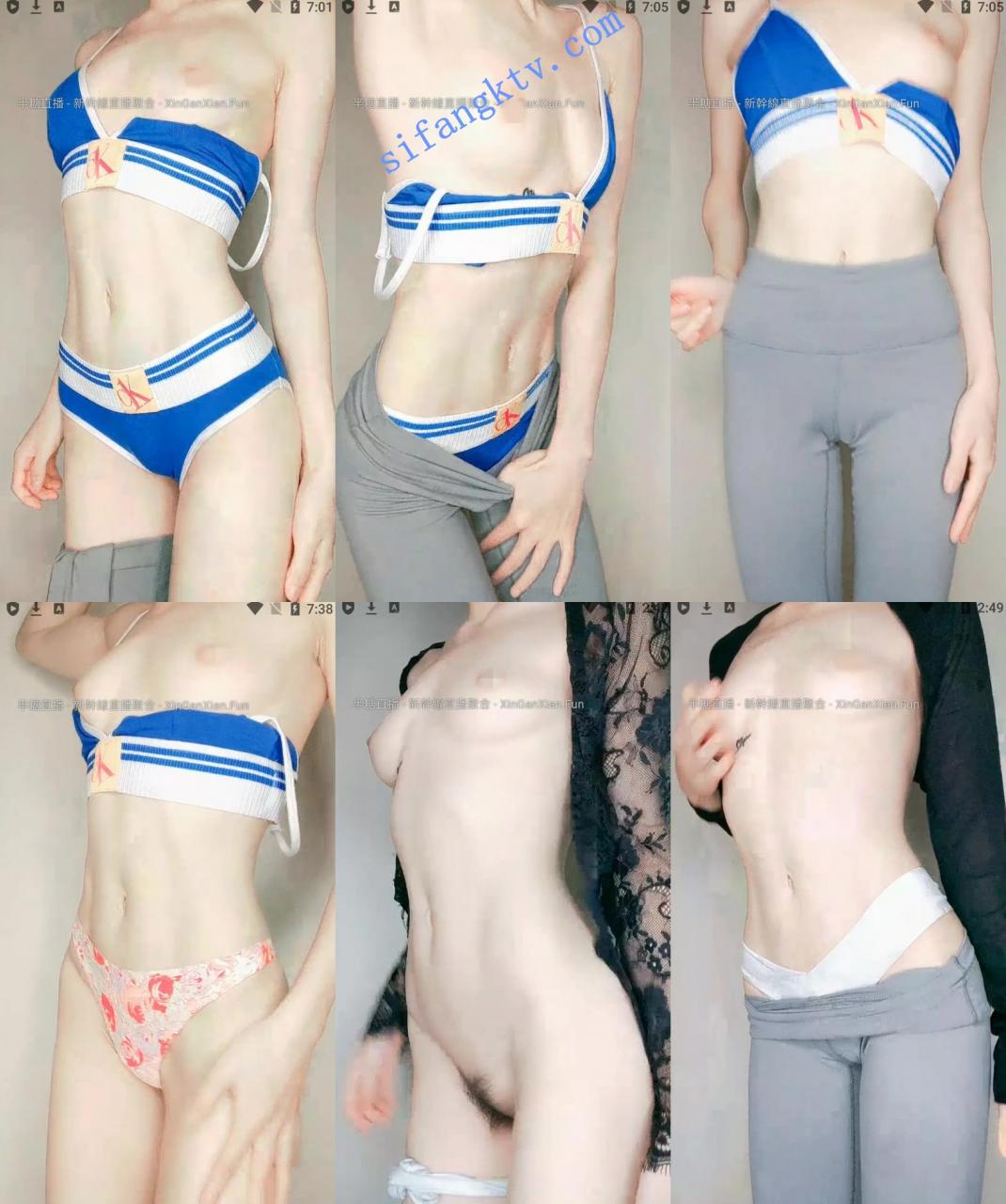 嘟什丽人 练瑜伽的美少女,穿着健身裤包的紧紧的超棒 图 01