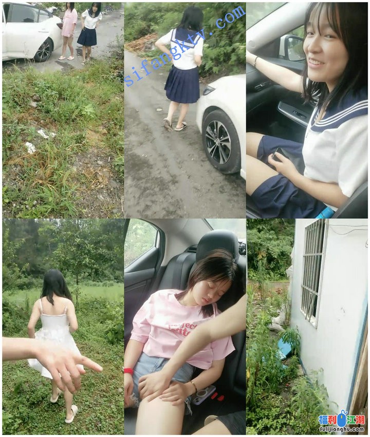 野外~玩刺激~玩心跳~【无敌小表妹】2男2女~车震小树林~茅屋~【2.2G】