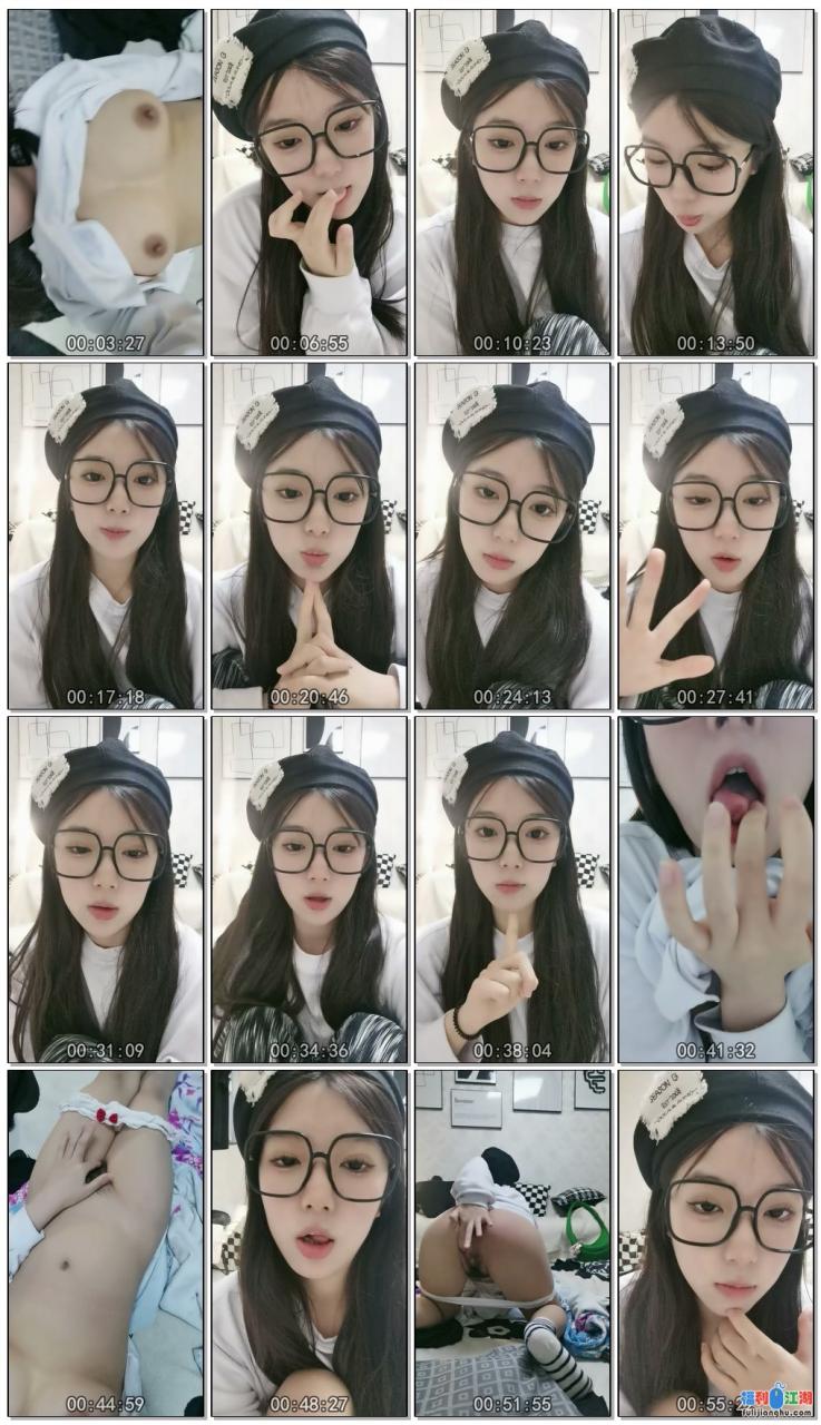 清纯眼镜妹下海收费！圆润蜜桃美臀揉捏拍打欲罢不能【0.7G】