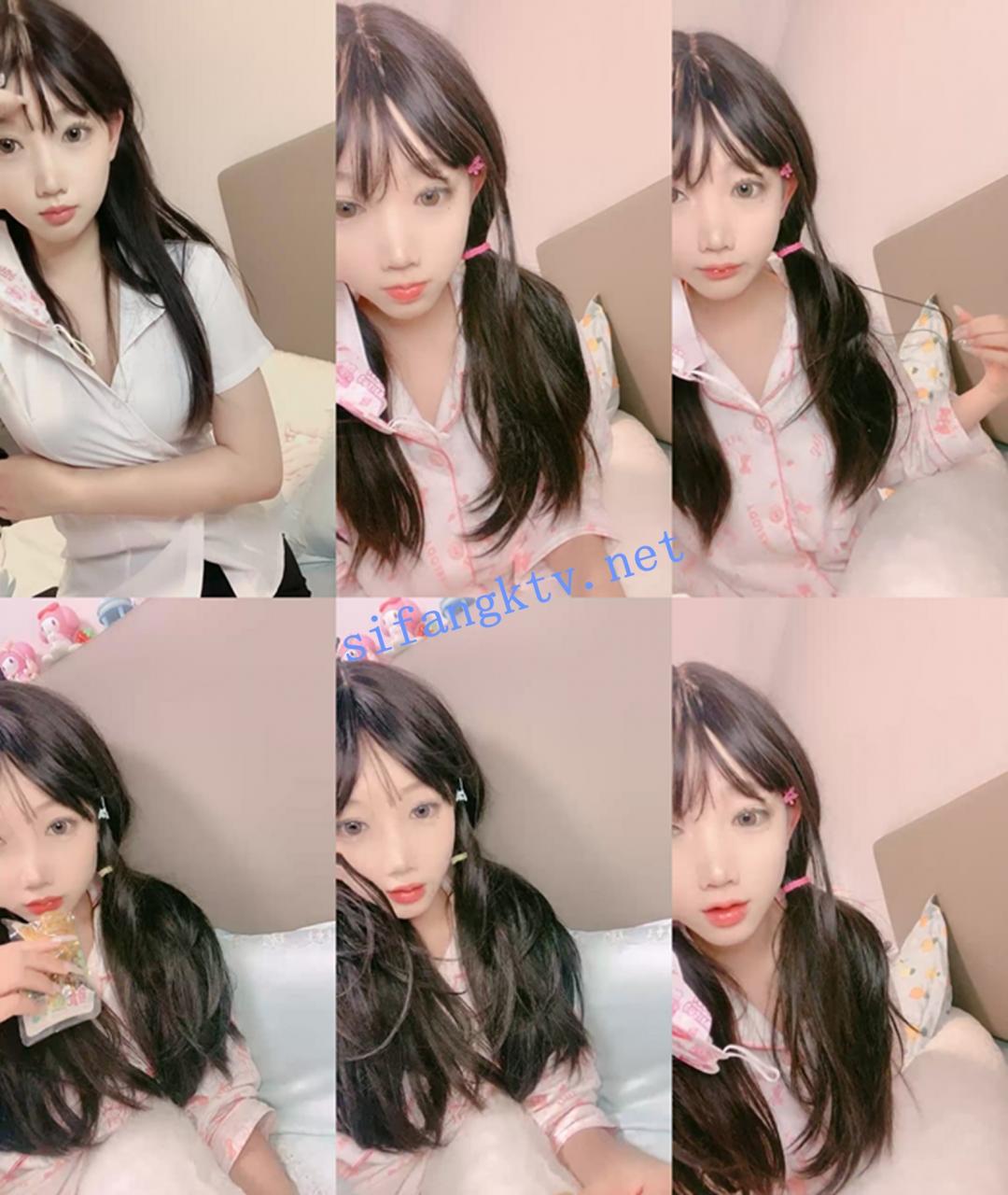 纯欲少女! 闻闻酱 丝袜足交~约啪炮友无套内射~道具自慰 图 01