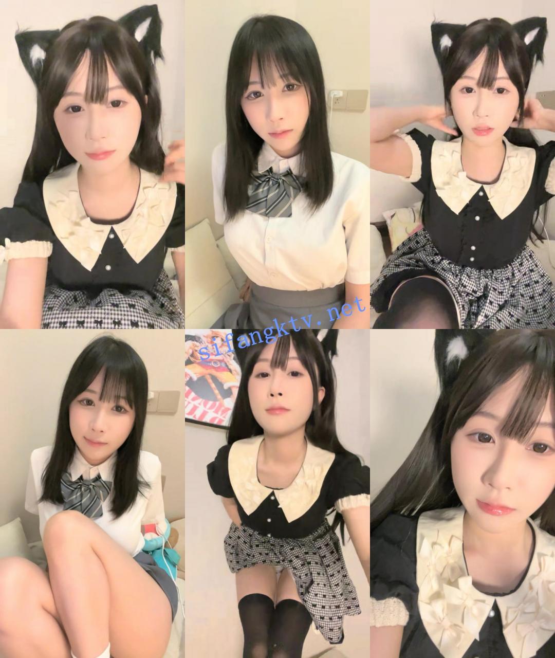 抖音网红!二次元少女 京鱼儿 19岁KJ少女童颜巨乳~掰穴美 图 02