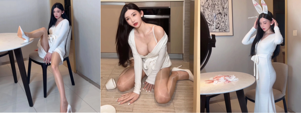 秀人网 写真视频+同期图 肉丝无内露毛 图 07