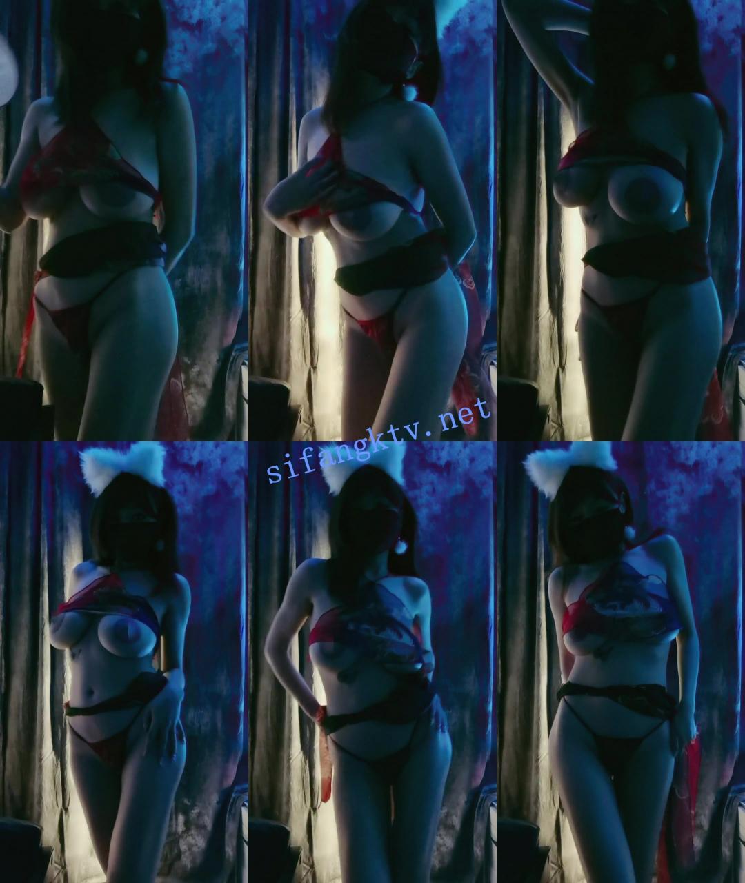 舞蹈系G乳女神 烟雨蒙蒙 一字马绝美扇子舞 大奶抖飞起 图 09