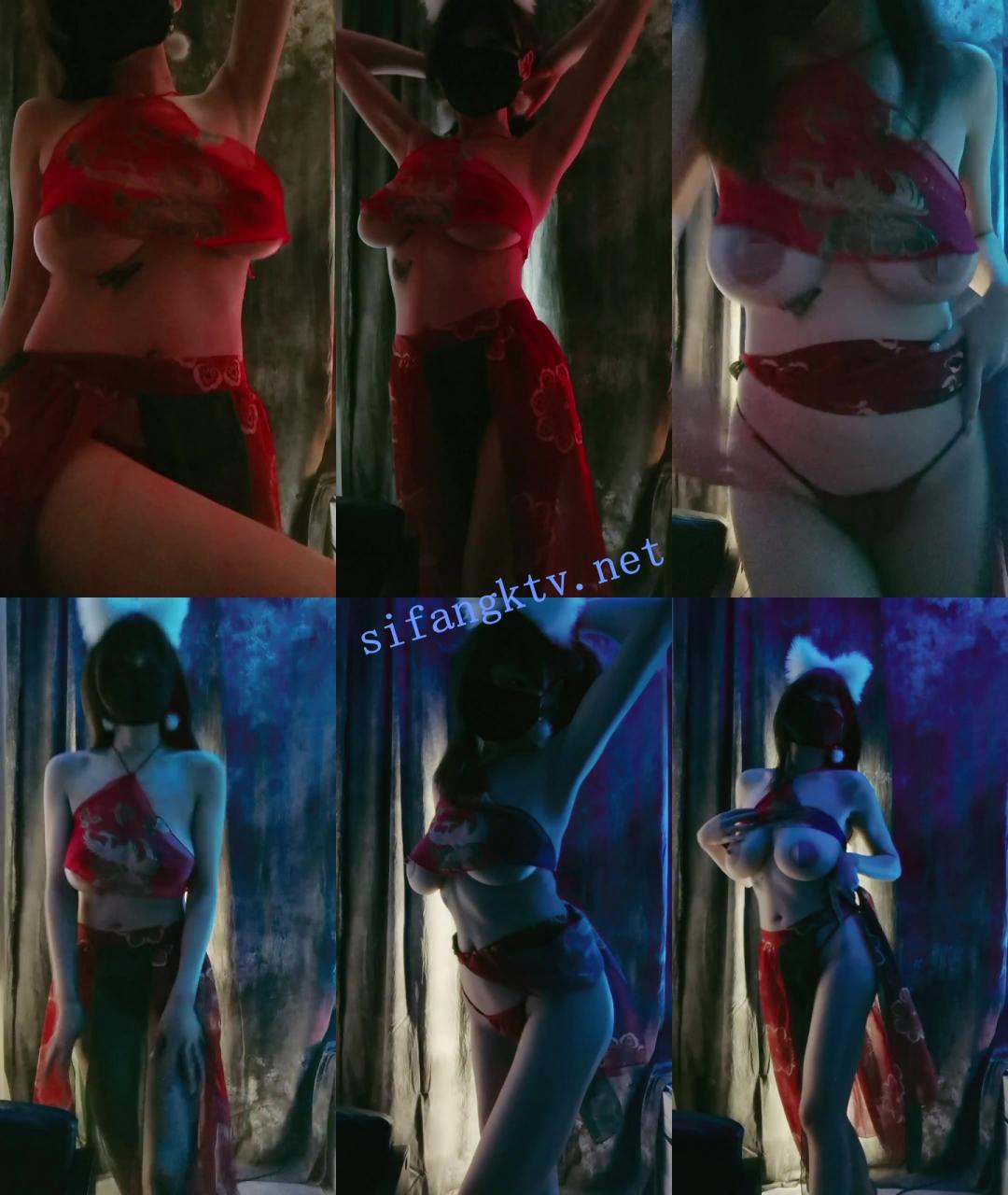 舞蹈系G乳女神 烟雨蒙蒙 一字马绝美扇子舞 大奶抖飞起 图 10