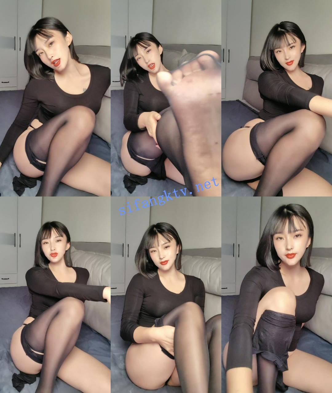 ☸蜜桃臀健身美少女 小蜜桃 黑丝诱惑~道具自慰狂插喷水 图 01
