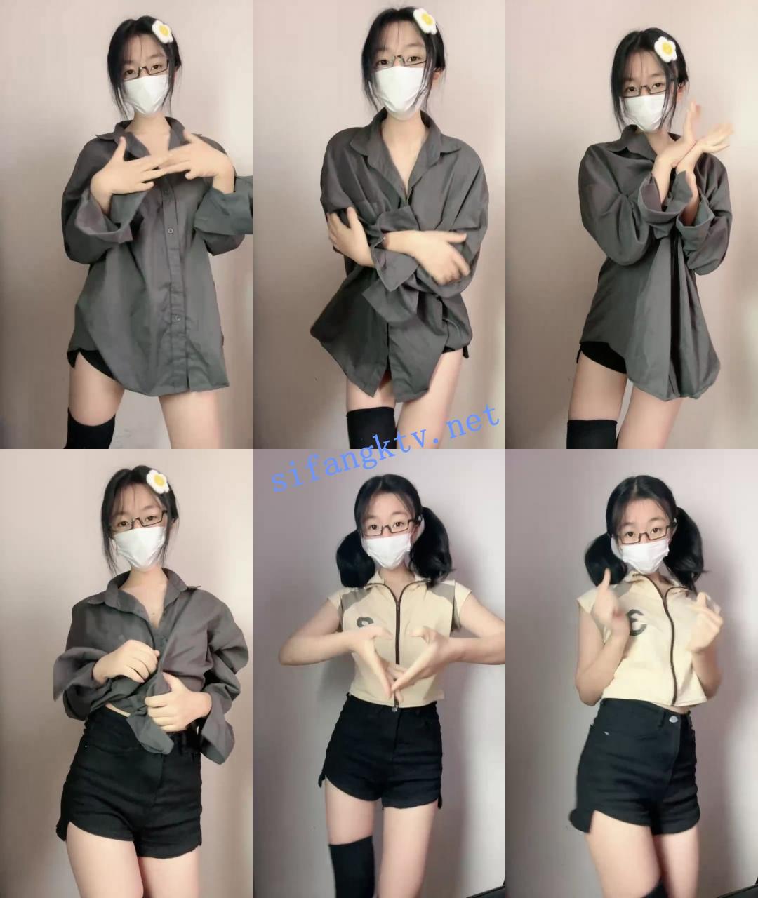 乖乖女☸眼镜学生妹 夏天的童话 骚舞诱惑 扣穴自慰流白 图 04