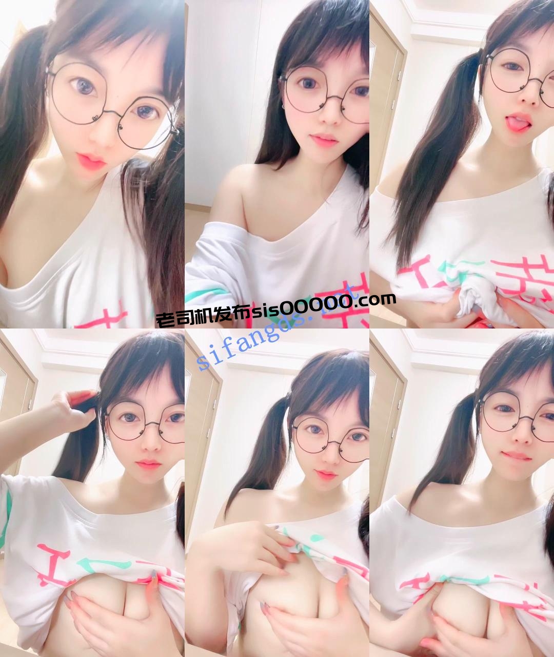 ♆ 糖心蛋蛋 双马尾眼镜学生妹! 骚舞~掰穴道具自慰~过瘾! 图 01