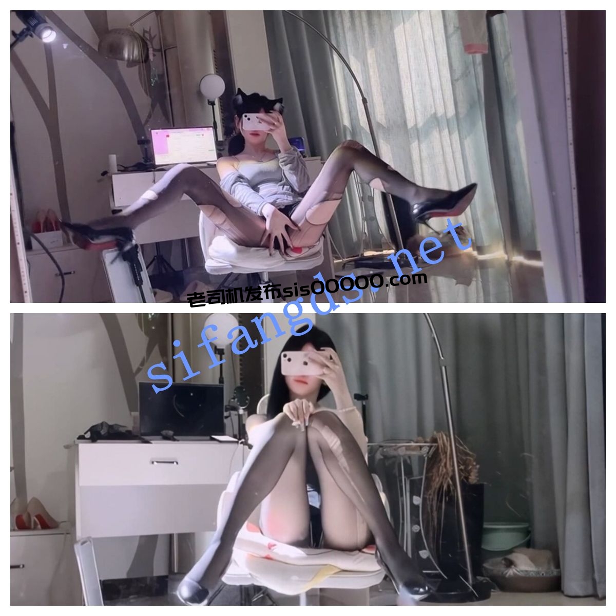 快手 苦茶子+小洁 双女秀腿合集 女友视角 M姿势 图 07