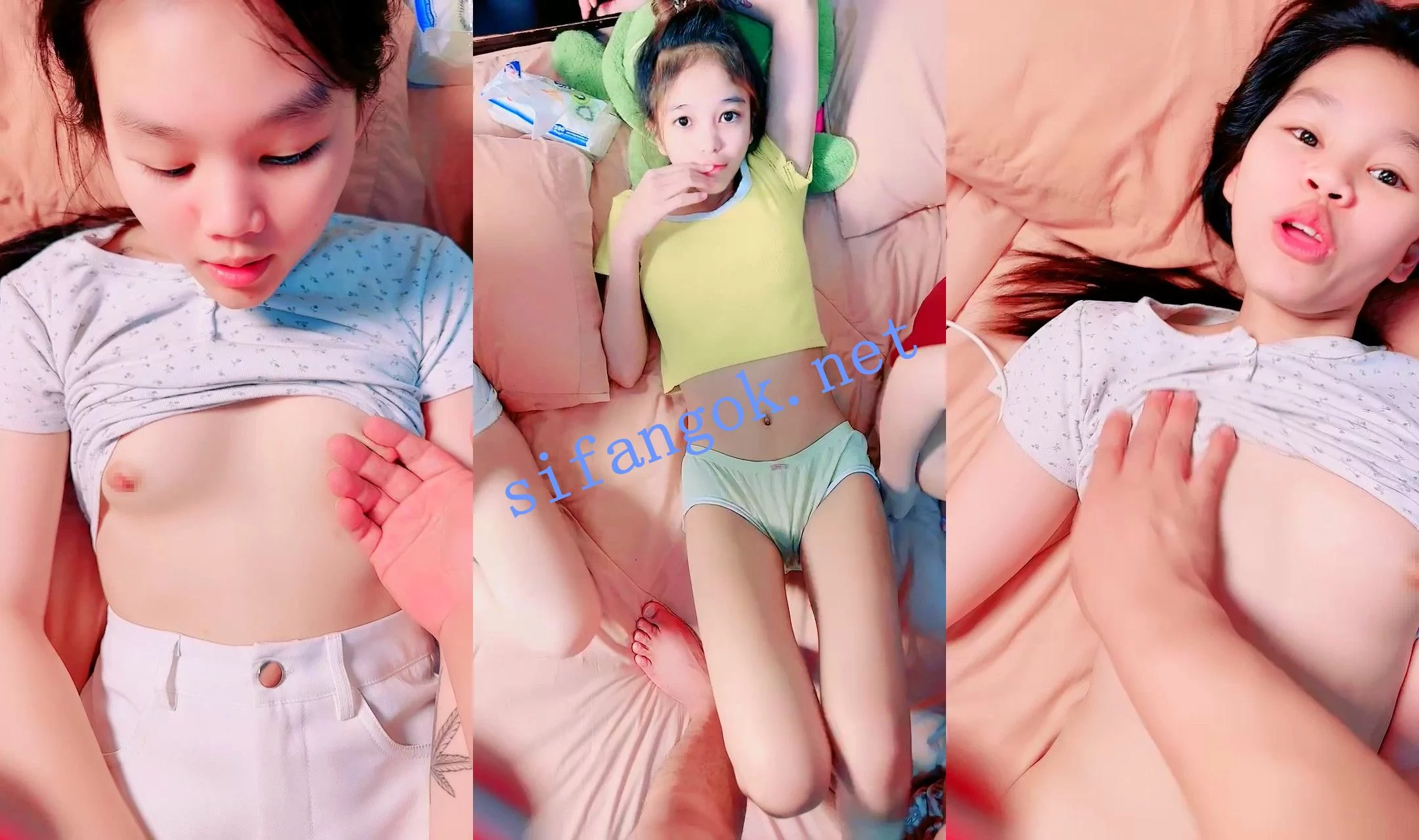 3姐妹6倍快乐 稚嫩娇俏3姐妹白皙酥胸 吃鸡无套啪啪 秒硬 图 03