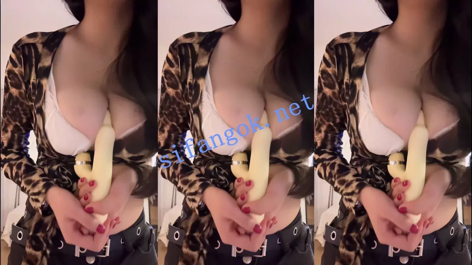 抖音 梧桐树 木瓜豪乳 乳夹奶射定制2V 淫声荡语 图 08