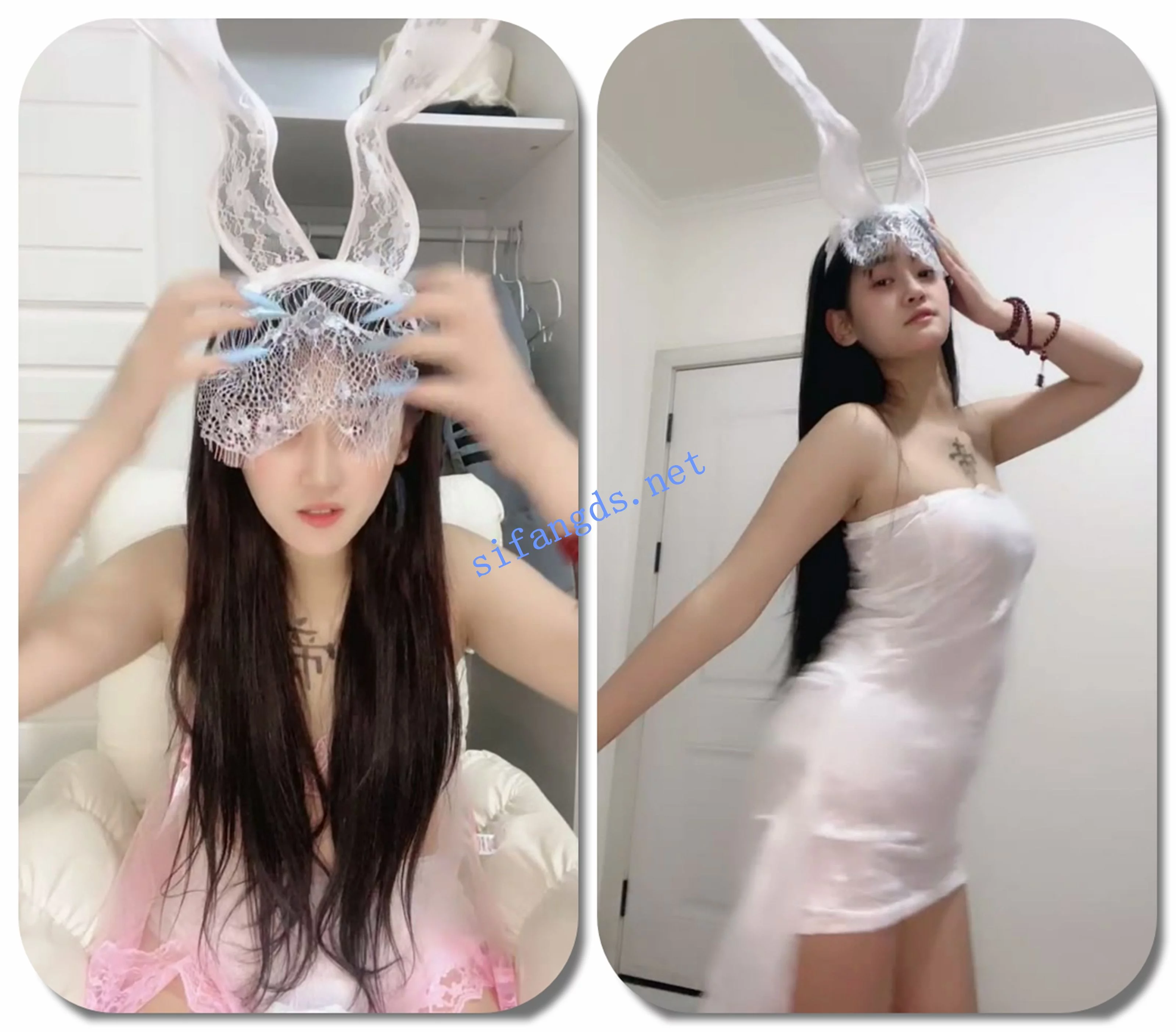 ██尤物啊!尤物~ 晴晴大小姐 大咪咪,兔耳朵可爱极了 图 01