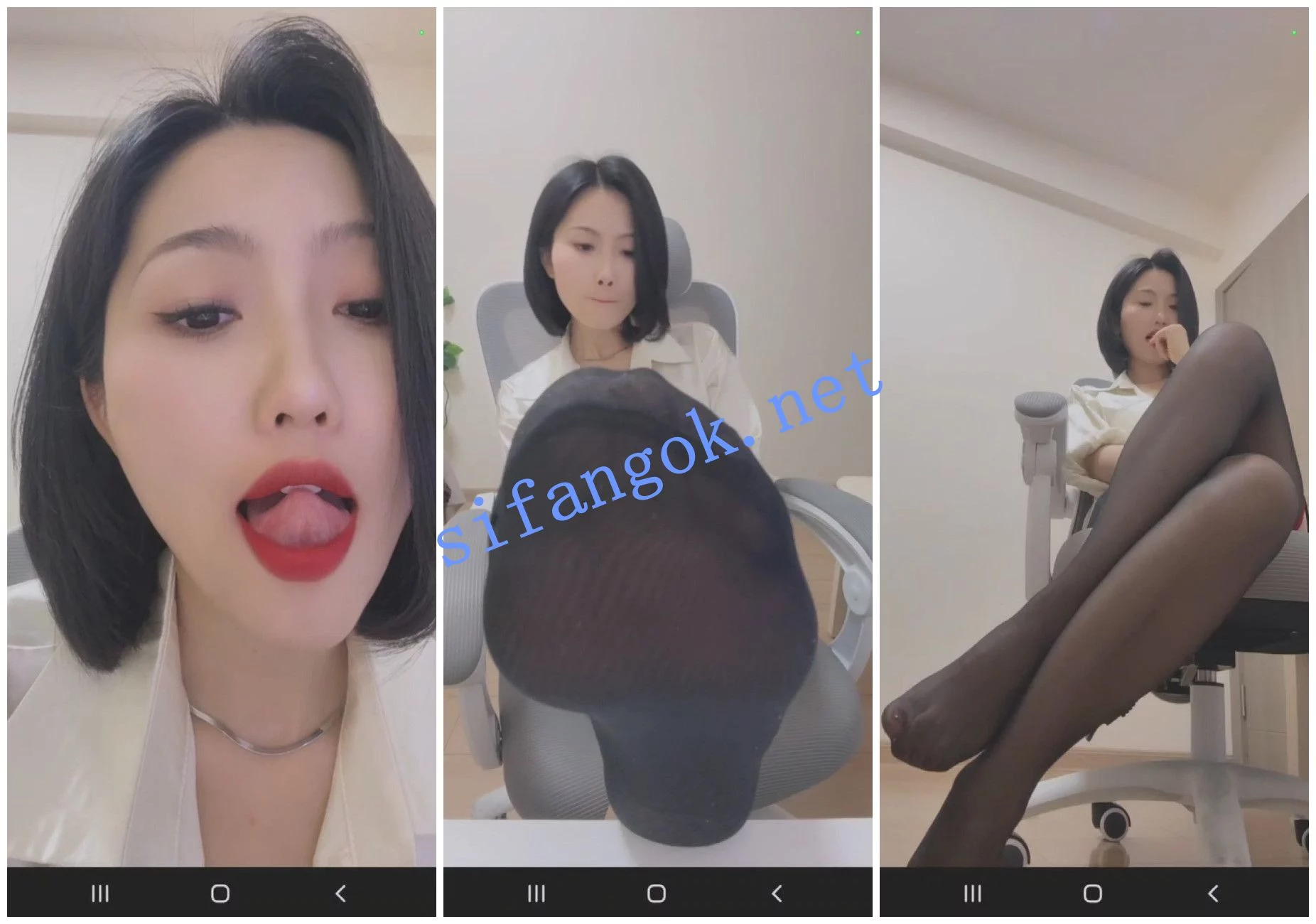 反差丝足 14位反差御姐嫩妹熟女白眼舔脚口水骚话淫语 图 13
