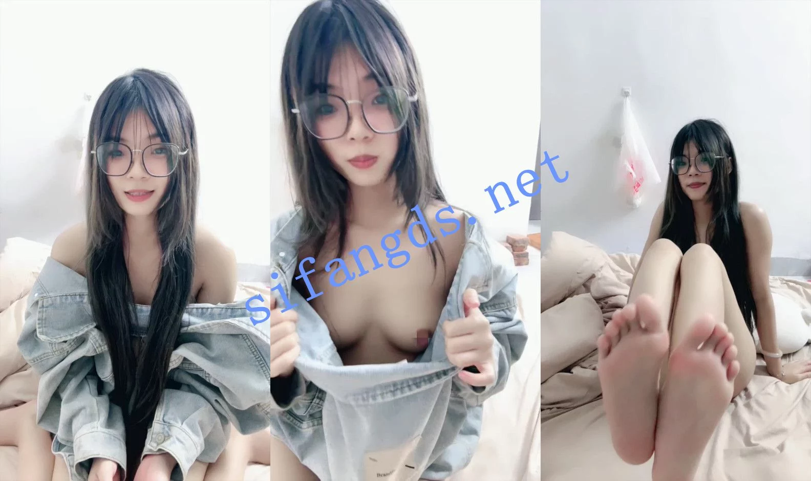 ⚡ 下课后 帅哥把傻白甜眼镜妹带回家啪啪口爆!爽歪歪~ 图 01