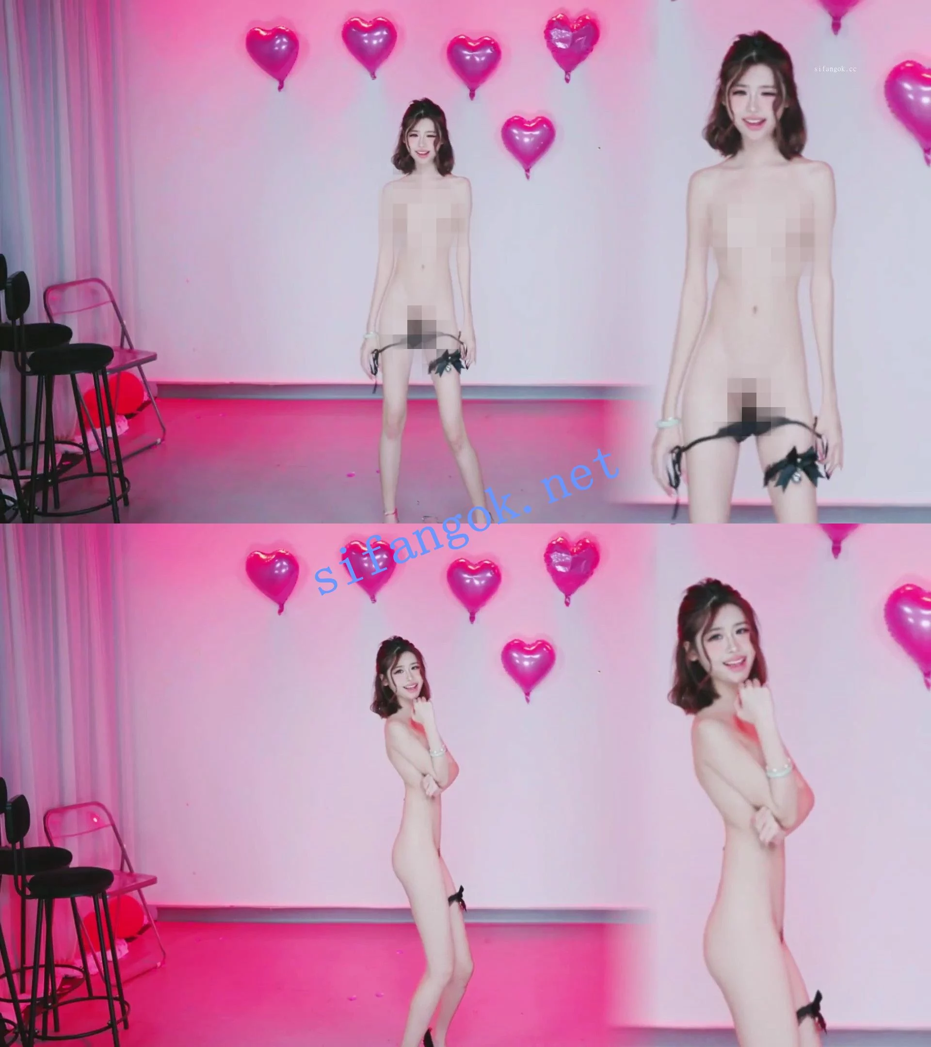☛ST开票 DY-002 极品女团全裸舞蹈互抠精油按摩BB筋膜枪 图 05