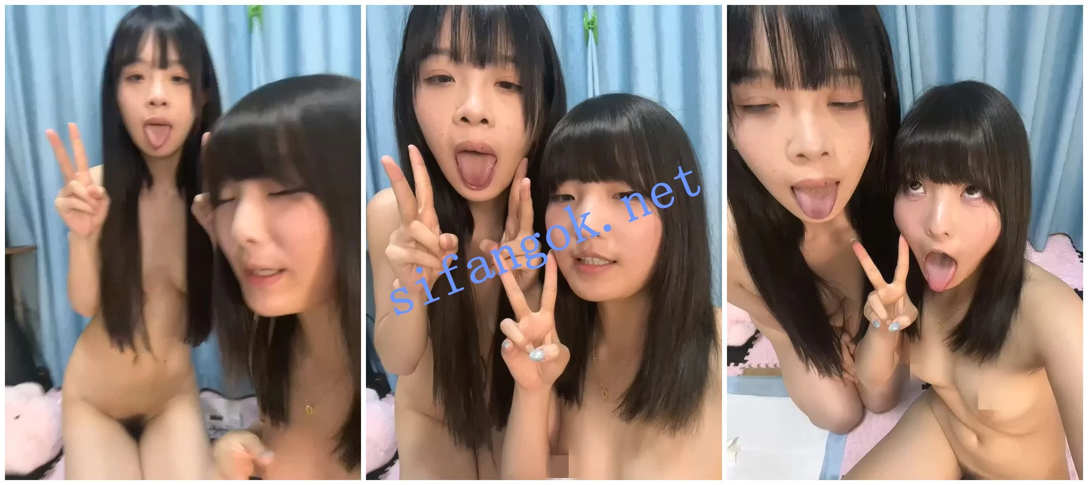 ST开票大秀 双女嫩妹互插交叉磨B qiqi_x 图 06