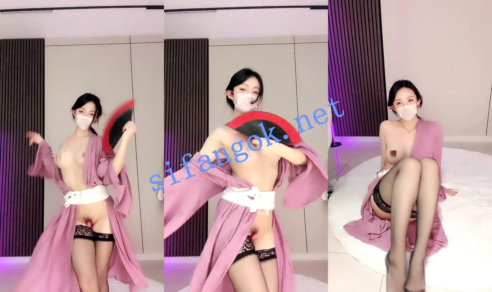 ⚡ 鹅妹妹 高颜值性感女神~穿汉服露点跳舞~阳台插逼~ 图 12