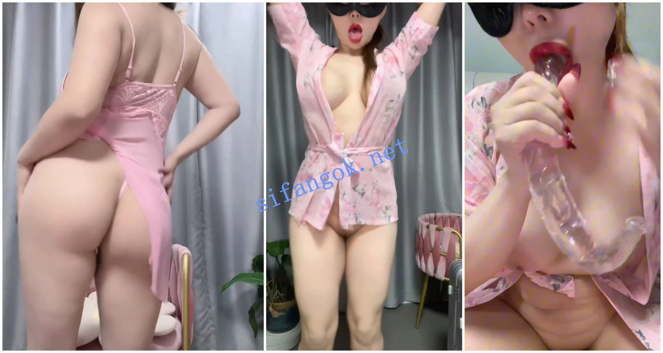 抖音福利 网红脸大奶熟女御姐 小鱼儿/张晶滢 道具自X 图 09