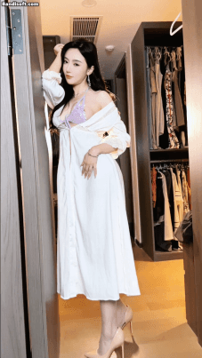 秀人网 王馨瑶 小厨娘 性感紫色蕾丝情趣吊带袜极限诱惑 图 06