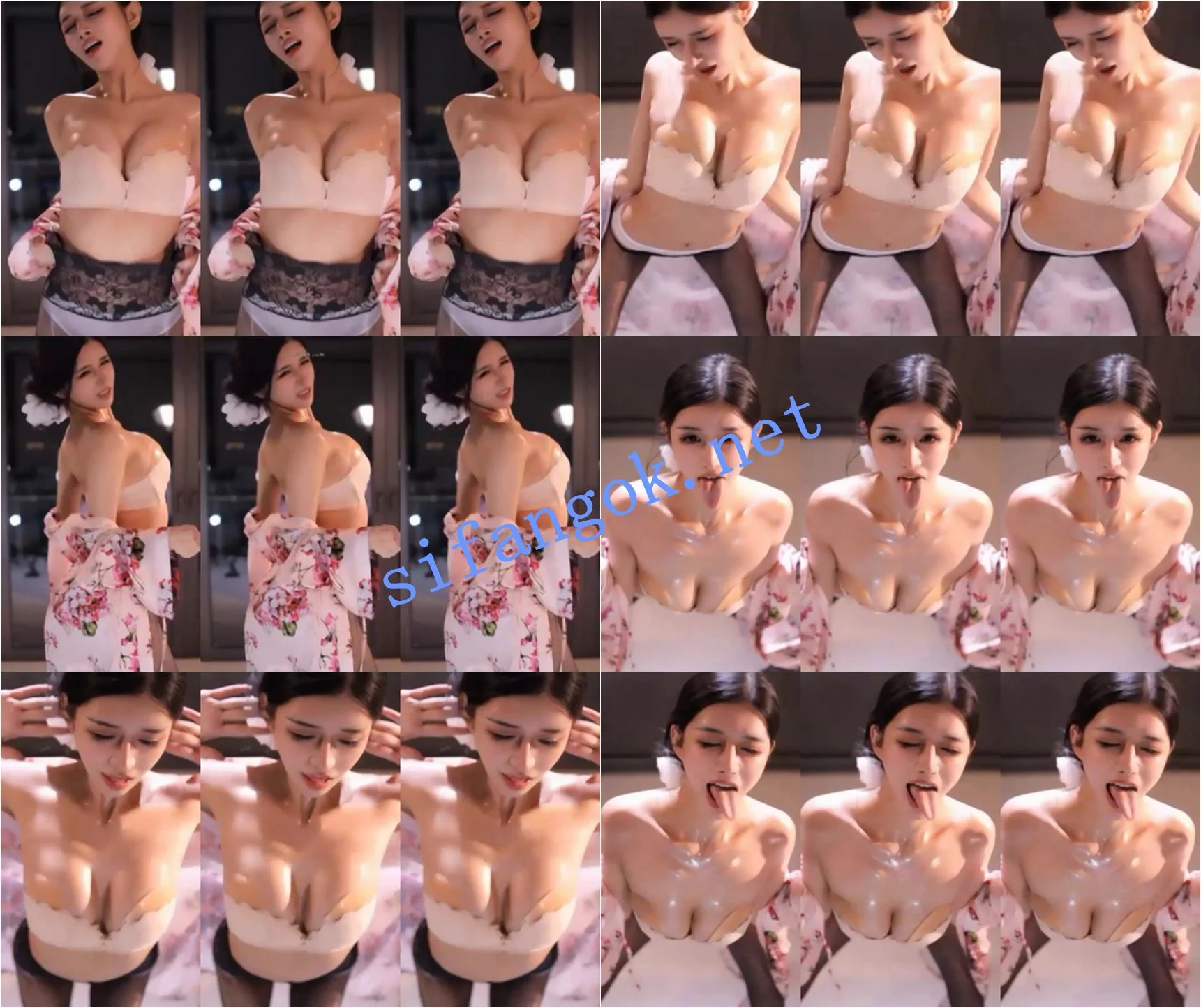 ✅CC 小恩雅-124 巨乳 乳贴 脱浴袍 半裸裸舞 抖胸舞 抖成球 图 02